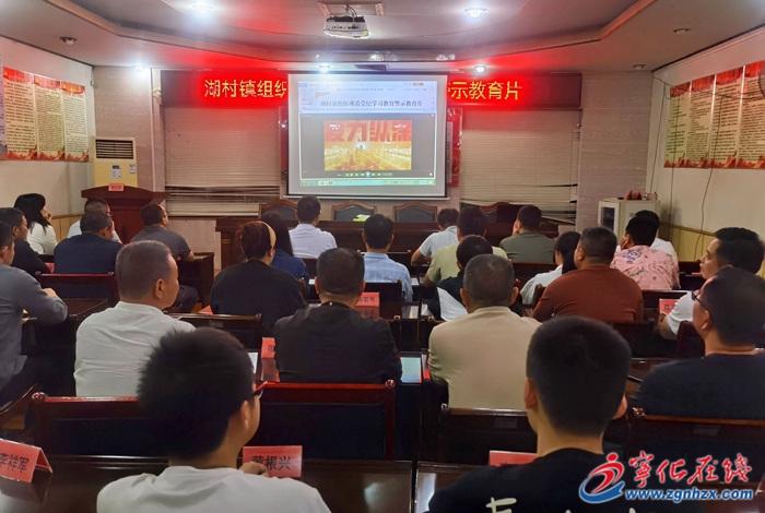 湖村镇:用好警示“活教材”深化党纪学习教育
